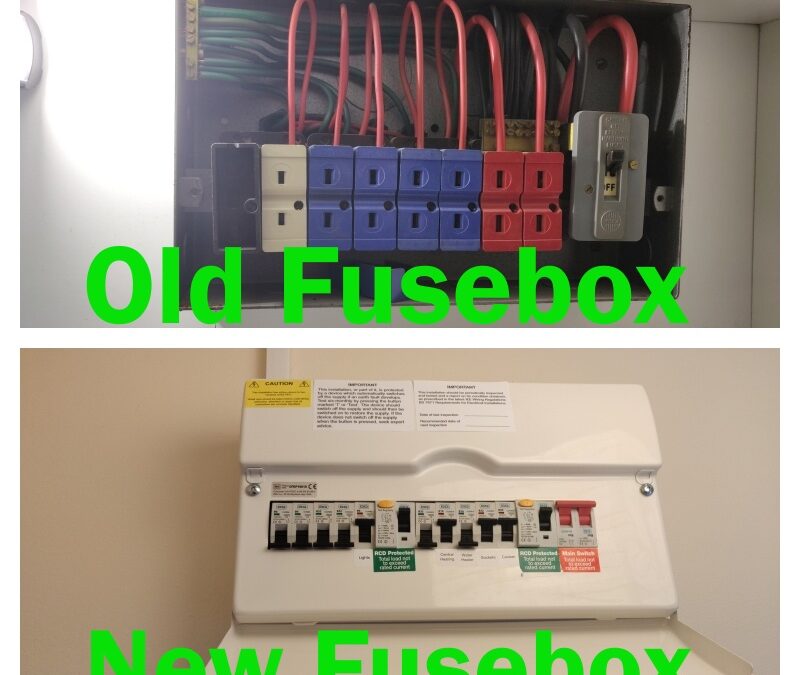 old fuse box and new-Tudor Living Ltd